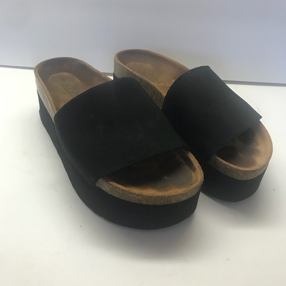 Sixtyseven Shoes - Sixty Seven Slides Sandal Black Eshe Platform